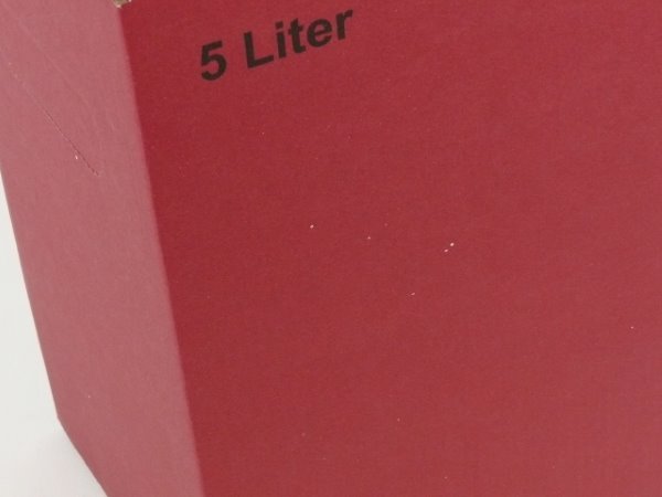 Karton mit weissen Farbpunkte Bag in Box 5 Liter weinrot, Saftkarton, Faltkarton, Apfelsaft-Karton, Saftschachtel, Schachtel. - 3